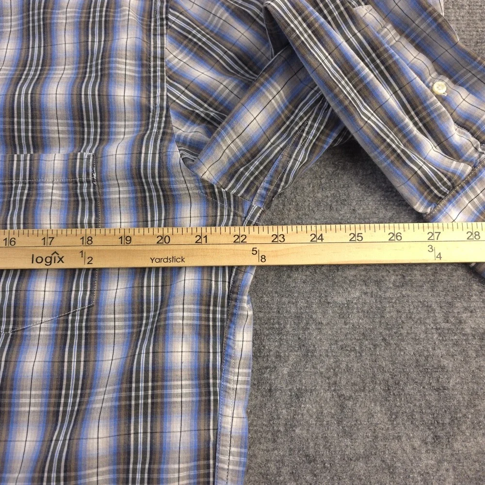 J Crew‎ Shirt Large Tailored Fit Long Sleeve Button Down Multicolor Plaid Cotton
